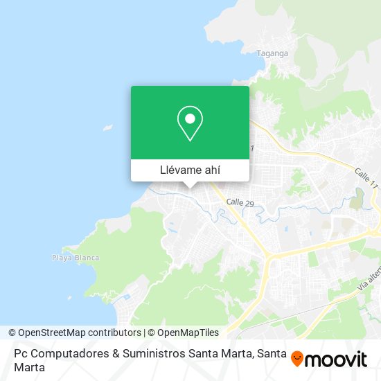 Mapa de Pc Computadores & Suministros Santa Marta