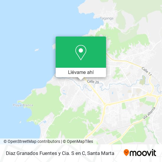 Mapa de Diaz Granados Fuentes y Cia. S en C