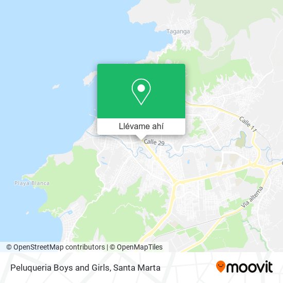 Mapa de Peluqueria Boys and Girls