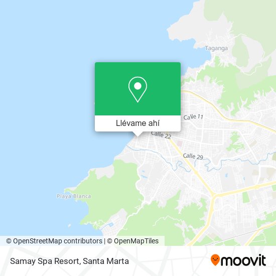 Mapa de Samay Spa Resort