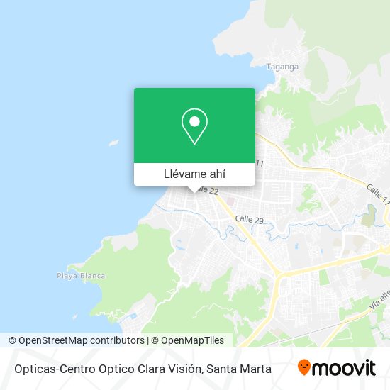 Mapa de Opticas-Centro Optico Clara Visión