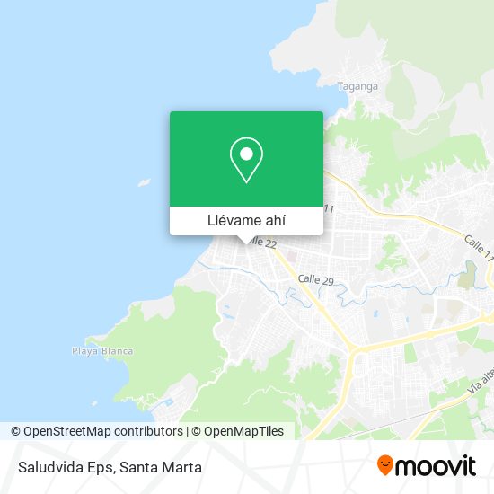 Mapa de Saludvida Eps