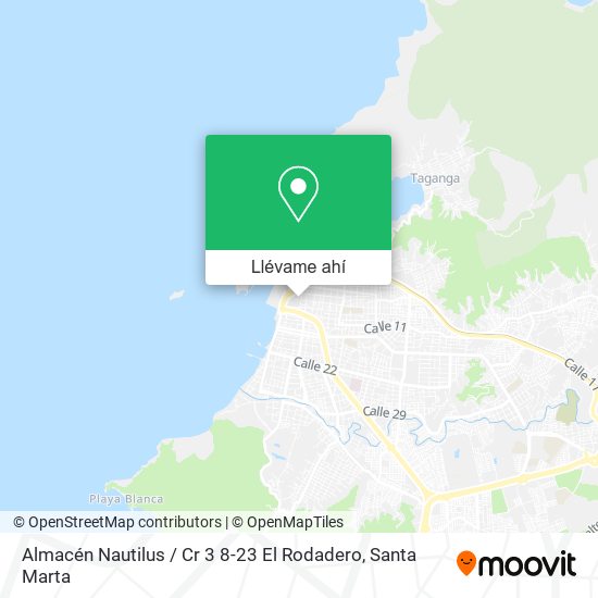 Mapa de Almacén Nautilus / Cr 3 8-23 El Rodadero