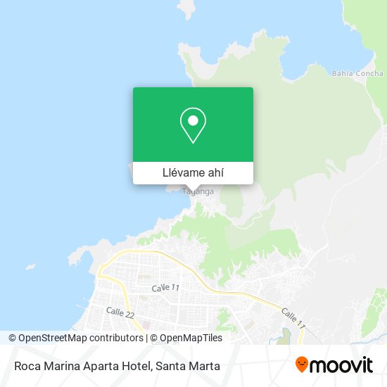 Mapa de Roca Marina Aparta Hotel