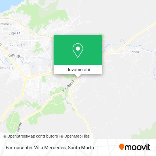 Mapa de Farmacenter Villa Mercedes