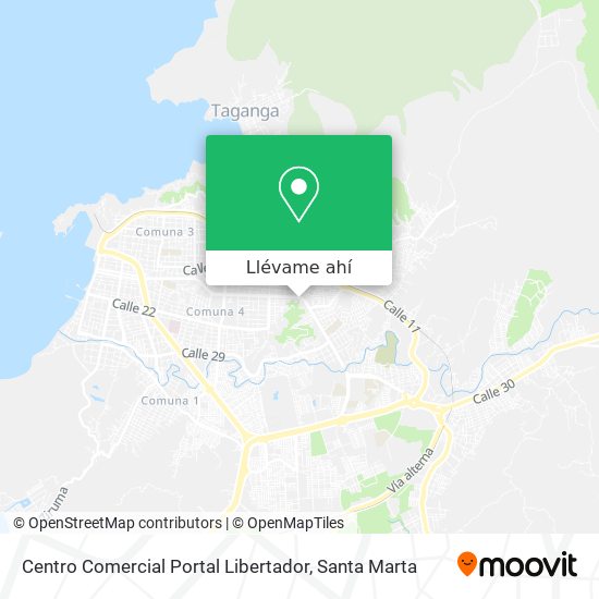 Mapa de Centro Comercial Portal Libertador