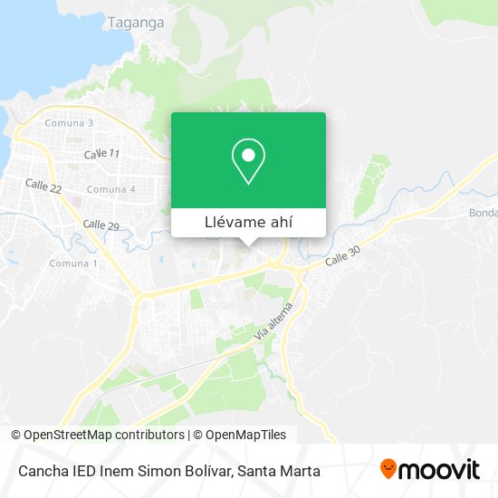 Mapa de Cancha IED Inem Simon Bolívar