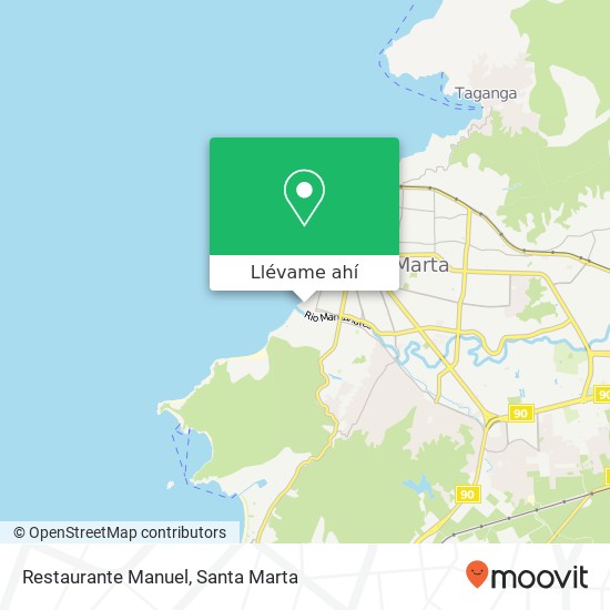 Mapa de Restaurante Manuel
