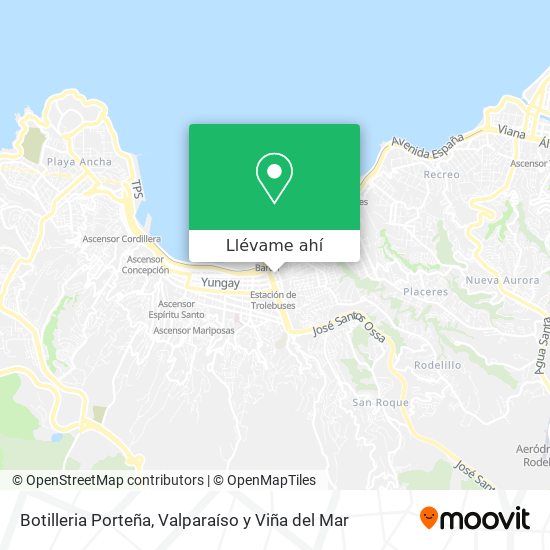 Mapa de Botilleria Porteña