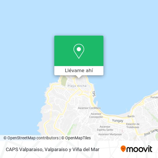 Mapa de CAPS Valparaiso