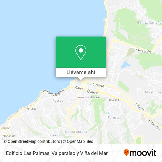 Mapa de Edificio Las Palmas