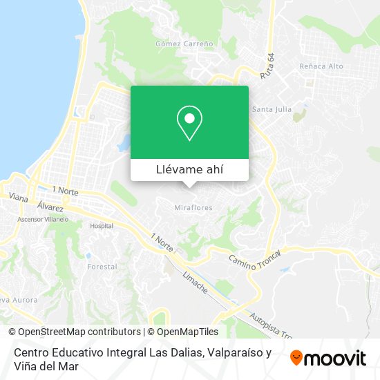 Mapa de Centro Educativo Integral Las Dalias