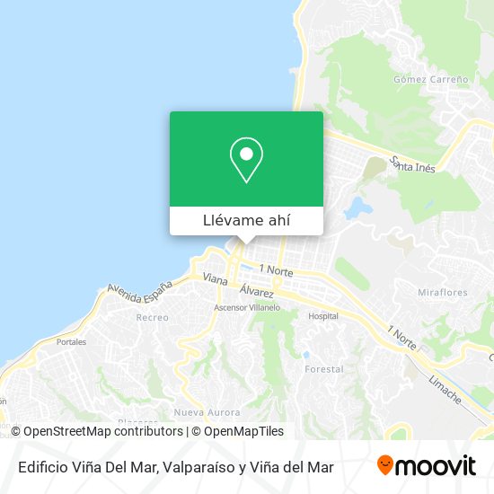 Mapa de Edificio Viña Del Mar