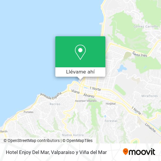 Mapa de Hotel Enjoy Del Mar