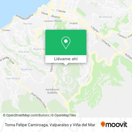 Mapa de Toma Felipe Camiroaga