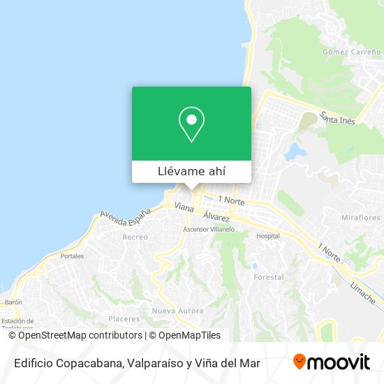 Mapa de Edificio Copacabana