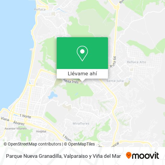 Mapa de Parque Nueva Granadilla