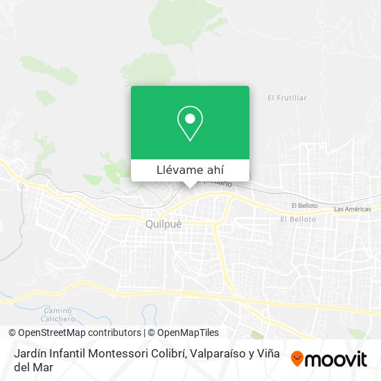 Mapa de Jardín Infantil Montessori Colibrí