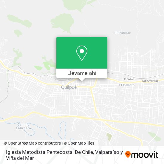 Mapa de Iglesia Metodista Pentecostal De Chile