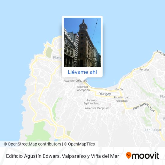 Mapa de Edificio Agustín Edwars