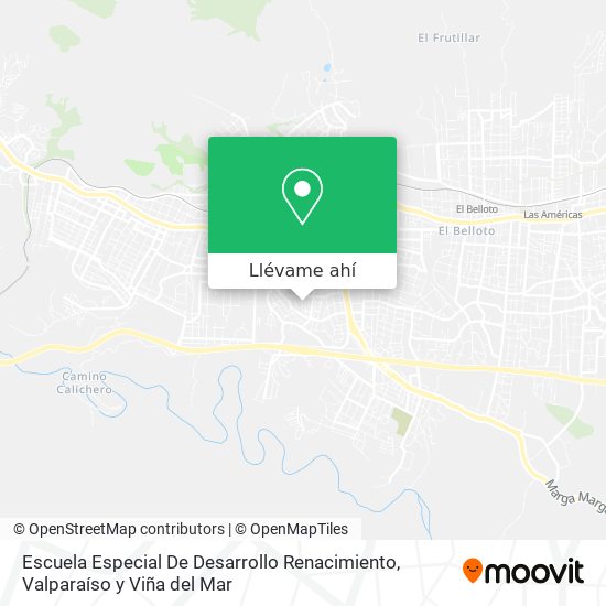 Mapa de Escuela Especial De Desarrollo Renacimiento