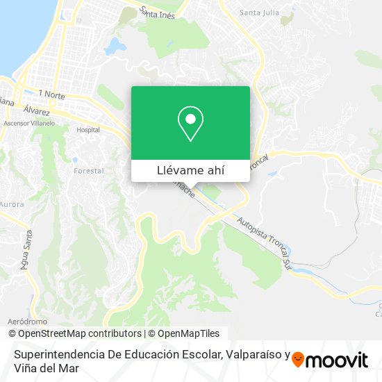 Mapa de Superintendencia De Educación Escolar