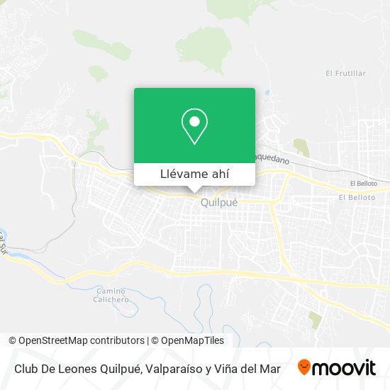 Mapa de Club De Leones Quilpué
