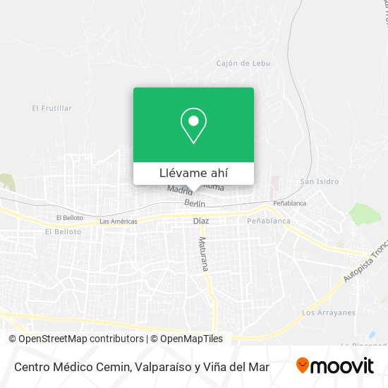 Mapa de Centro Médico Cemin