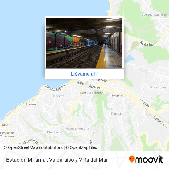 Mapa de Estación Miramar