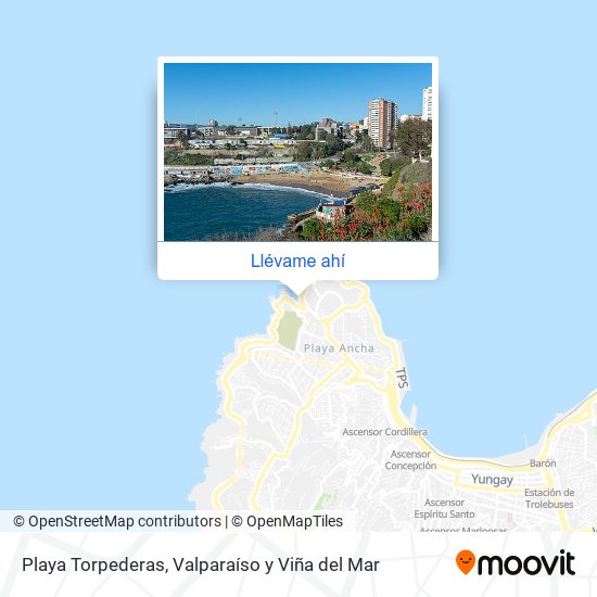 Mapa de Playa Torpederas