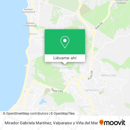 Mapa de Mirador Gabriela Martínez