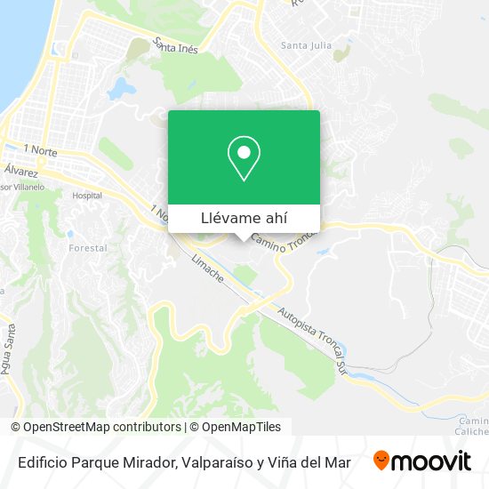 Mapa de Edificio Parque Mirador