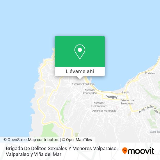 Mapa de Brigada De Delitos Sexuales Y Menores Valparaíso