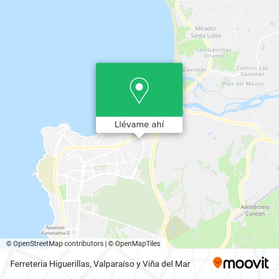 Mapa de Ferreteria Higuerillas