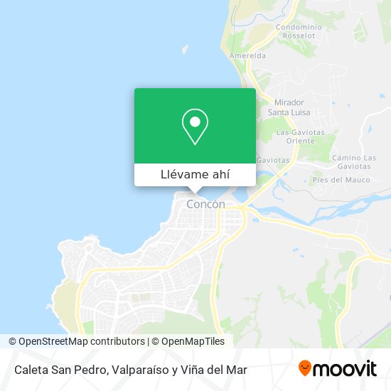 Mapa de Caleta San Pedro