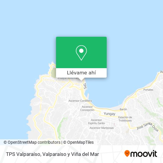 Mapa de TPS Valparaíso