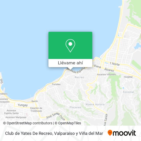 Mapa de Club de Yates De Recreo