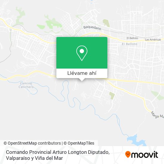 Mapa de Comando Provincial  Arturo Longton  Diputado