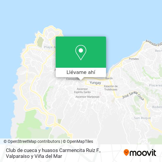 Mapa de Club de cueca y huasos Carmencita Ruíz F.