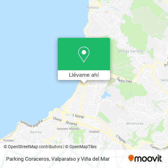 Mapa de Parking Coraceros