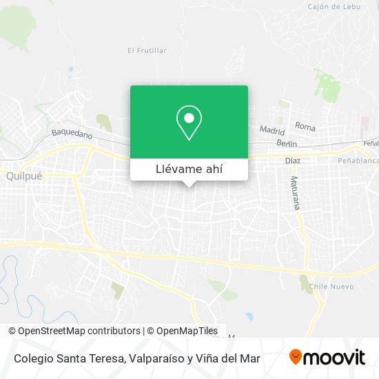 Mapa de Colegio Santa Teresa