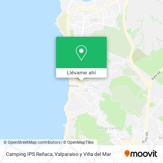 Mapa de Camping IPS Reñaca