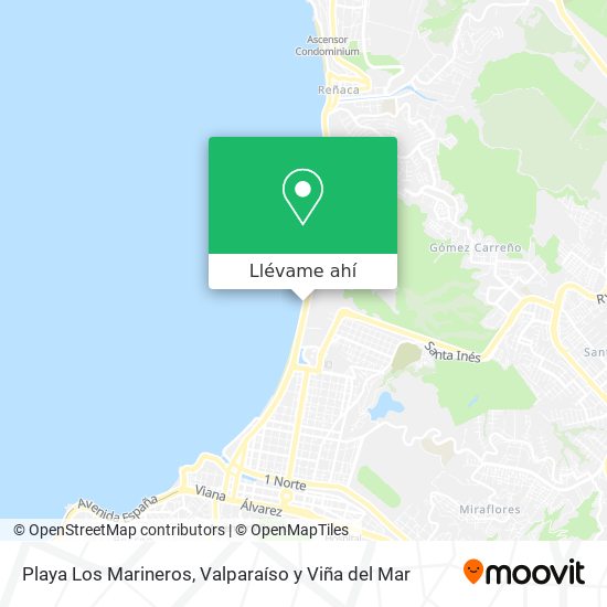 Mapa de Playa Los Marineros