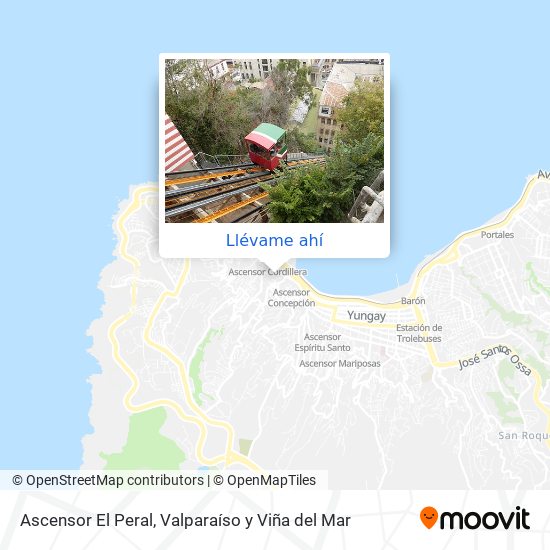 Mapa de Ascensor El Peral