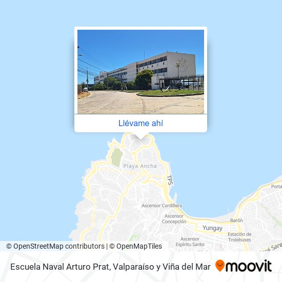 Mapa de Escuela Naval Arturo Prat