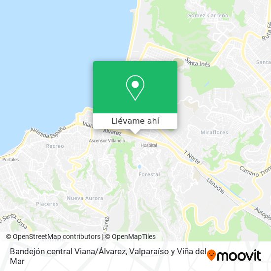 Mapa de Bandejón central Viana/Álvarez