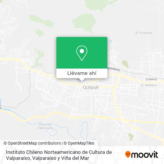 Mapa de Instituto Chileno Norteamericano de Cultura de Valparaíso