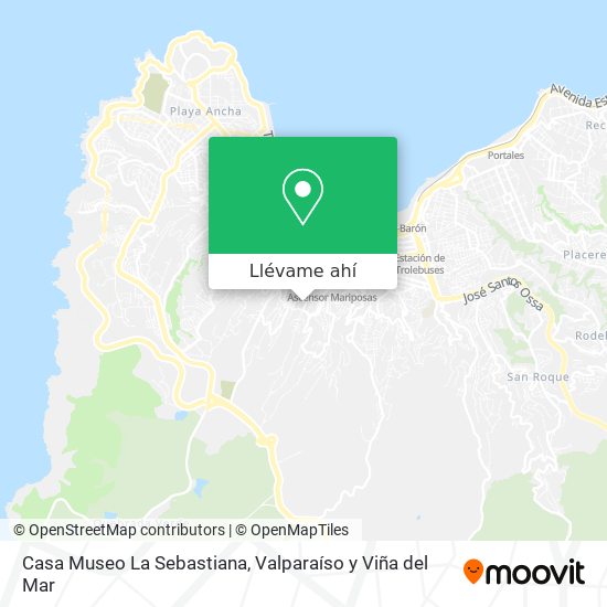 Mapa de Casa Museo La Sebastiana