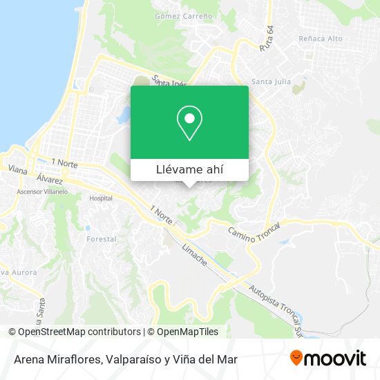 Mapa de Arena Miraflores