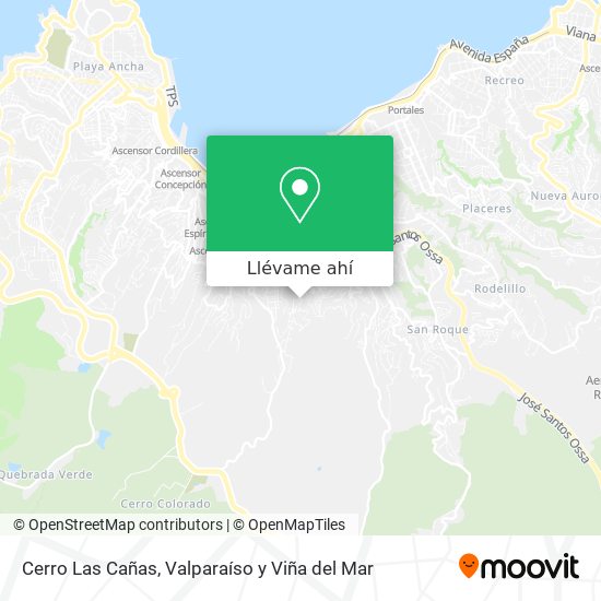 Mapa de Cerro Las Cañas